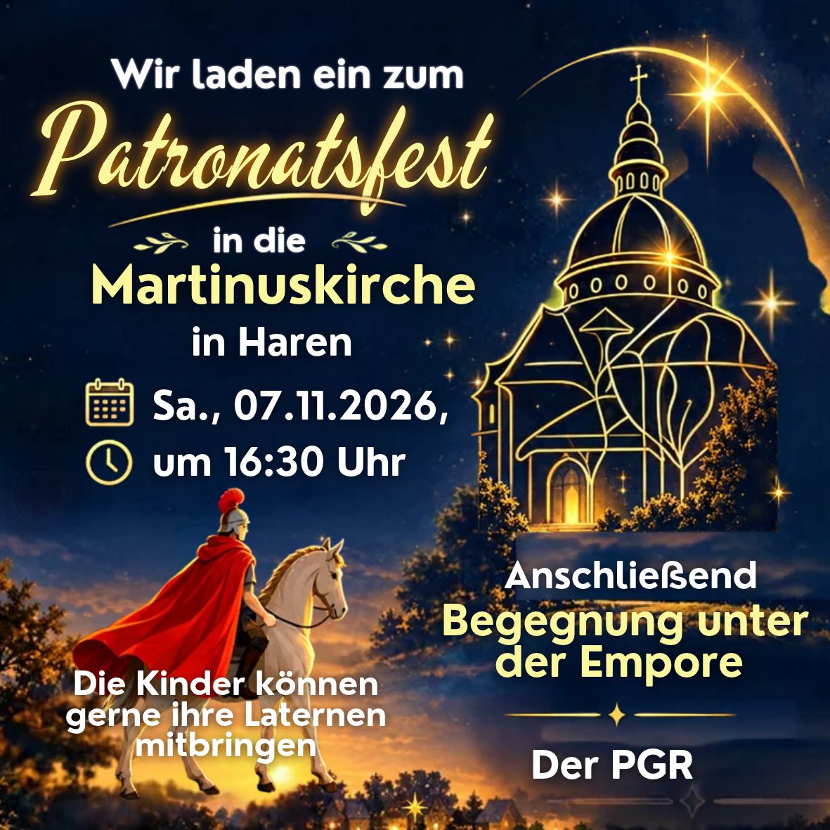 hl. Messe zum Patronatsfest in der Martinuskirche
