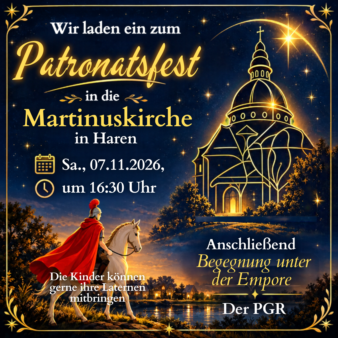 hl. Messe zum Patronatsfest in der Martinuskirche